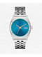 Nixon Time Teller Silver & Byron Blue Analog Watch - Thumbnail image 4 of 4