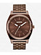 Nixon Time Teller Solar Chocolate & Cappuccino Analog Watch - Thumbnail image 1 of 3