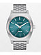 Nixon Time Teller Solar Silver & Dusty Blue Sunray Analog Watch - Thumbnail image 1 of 3