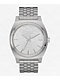 Nixon Time Teller Solar Silver & Snow Analog Watch - Thumbnail image 1 of 5