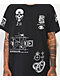 NoHours Glitch Black T-Shirt - Thumbnail image 2 of 4