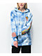 NoHours Passion Blue Tie Dye Hoodie