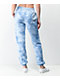 NoHours Passion Blue Tie Dye Sweatpants - Thumbnail image 2 of 4