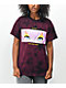 NoHours Truly Maroon Wash T-Shirt  - Thumbnail image 1 of 3