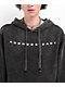 Nowhere Fast Chain Black Mineral Wash Hoodie - Thumbnail image 3 of 3