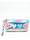 OMG Accessories Hearts Icy Clear Glazed Wristlet - Thumbnail image 1 of 5