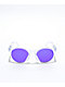 Oakley HSTN Matte Clear & Violet Prizm Sunglasses - Thumbnail image 2 of 2