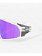 Oakley Latch Panel Matte Clear & Prizm Violet Sunglasses - Thumbnail image 4 of 4