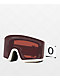 Oakley Target Line L Prizm Dark Grey & Matte White Snowboard Goggles - Thumbnail image 1 of 4