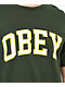 Obey Academic Green T-Shirt