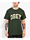 Obey Academic camiseta verde