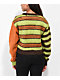 Obey Amber Dark Oak Crop Cardigan Sweater - Thumbnail image 2 of 3