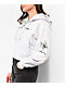 Obey Axel Give Peace Grey Crop Zip Hoodie - Thumbnail image 4 of 4