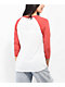 Obey Basic Vintage Red Raglan T-Shirt - Thumbnail image 2 of 3