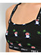 Obey Biscayne Mushroom Sostén deportivo negro