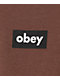 Obey Black Bar 2 Brown T-Shirt - Thumbnail image 2 of 2