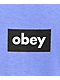 Obey Black Bar Purple T-Shirt - Thumbnail image 2 of 2