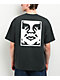 Obey Bold Icon Face Charcoal T-Shirt - Thumbnail image 1 of 4