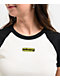 Obey Bolt Stevie Unbleached Crop Raglan T-Shirt - Thumbnail image 3 of 3