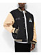 Obey Care Black & Tan Denim Varsity Jacket - Thumbnail image 3 of 7
