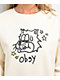 Obey Cat In The Stars Natural Crewneck Sweatshirt  - Thumbnail image 2 of 2