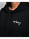 Obey Chainstitch Baggy Black Hoodie - Thumbnail image 3 of 4
