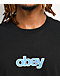 Obey Chalk Black T-Shirt - Thumbnail image 2 of 2