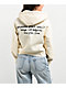 Obey Chalk Writing Unbleached Zip Hoodie - Thumbnail image 1 of 4
