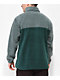 Obey Channel Cedar Green Mock Neck Fleece Sweatshirt - Thumbnail image 2 of 4