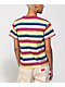 Obey Charlie Box Fuchsia & Multi Stripe T-Shirt