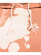 Obey Cherub Throwie Sudadera con capucha con tinte blanqueador marrón