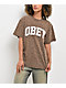 Obey Collegiate Leopard T-Shirt - Thumbnail image 1 of 3