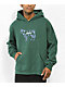 Obey Cow Extra Heavy Green Hoodie
