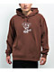 Obey Devil Embroidered Sepia Hoodie  - Thumbnail image 1 of 4