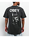 Obey Doberman Vin Black T-Shirt - Thumbnail image 1 of 3