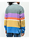 Obey Earl Multi Stripe Long Sleeve Polo Shirt - Thumbnail image 3 of 3