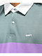 Obey Earl Multi Stripe Long Sleeve Polo Shirt - Thumbnail image 2 of 3