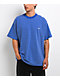 Obey Edwin Striped Blue Knit T-Shirt - Thumbnail image 1 of 3