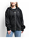 Obey Established Works Black Zip Hoodie - Thumbnail image 1 of 4