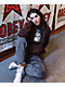 Obey Falling Angels Brown Hoodie - Thumbnail image 4 of 4