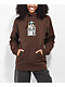 Obey Falling Angels Brown Hoodie - Thumbnail image 1 of 4