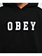 Obey Felt Extra Heavy Black Hoodie - Thumbnail image 3 of 4