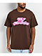 Obey Flutter Globe Brown T-Shirt - Thumbnail image 1 of 2