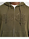 Obey Gothic Green Zip Hoodie - Thumbnail image 3 of 4