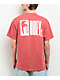 Obey Half Icon Red T-Shirt - Thumbnail image 1 of 3