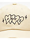 Obey Hearts Natural Strapback Hat - Thumbnail image 3 of 4