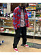 Obey Hense Purple & Red Sherpa Jacket - Thumbnail image 6 of 6
