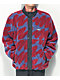 Obey Hense Purple & Red Sherpa Jacket - Thumbnail image 1 of 6