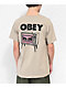 Obey Hypno Silver Grey Pigment Dye T-Shirt - Thumbnail image 1 of 2