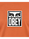 Obey Icon Eyes Brown T-Shirt